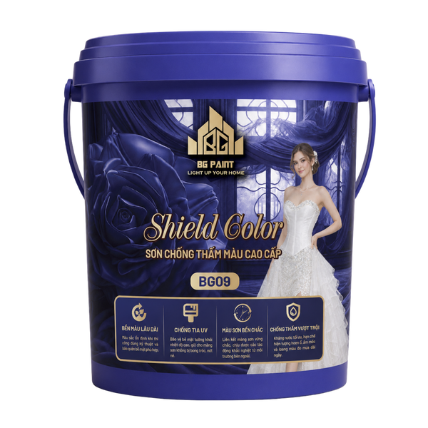 Sơn Chống Thấm Màu Cao Cấp Shield Color BG09 - BG Paint Chính Hãng